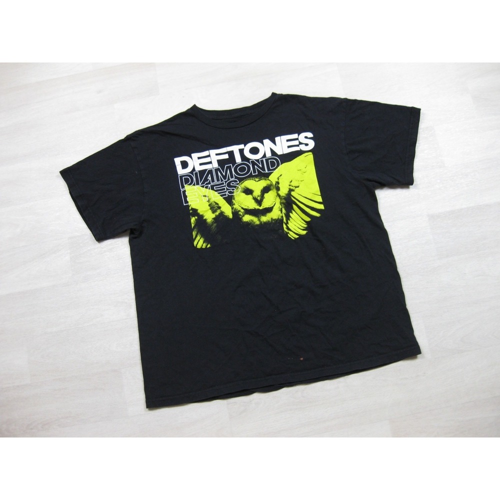 Deftones Diamond Eyes T-Shirt Men's (L) 2010 Album Owl Band Tour Alternative - Picture 2 of 10